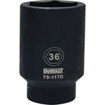 image of Dewalt DWMT75117OSP 36 mm Deep Impact Socket - 1/2 in 6 Point Drive - 51178