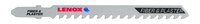 image of Lenox Jigsaw Blade 1991617 - 6 TPI - 5/16 in Width x.050 in Thick - Carbide Tipped