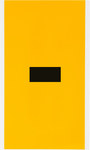 image of Brady 1570-DSH Punctuation Label - Black on Yellow - 5 in x 9 in - B-946 - 97596