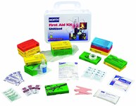 image of North First Aid Kit - Unitized - 6.625 in Width - 9.5 in Length - 2.625 in Height - Plastic Case Construction - 019710-0006L