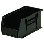 image of Akro-Mils Akrobin 30 lb Black Hanging / Stacking Storage Bin - 10 7/8 in Length - 5 1/2 in Width - 5 in Height - 1 Compartments - 30230ESD BLACK