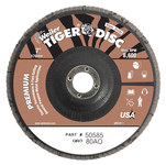 image of Weiler Type 29 Flap Disc 50585 - Aluminum Oxide - 7 in - 80 - Medium