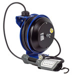image of Coxreels EZ-Coli EZ-PC Series Cord & Cable Reels - 50 ft Cable not Included - 13 A - 115 V - Grounded Plug - EZ-PC13-5016-K