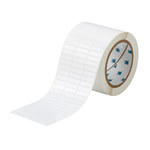 image of Brady THT-51-423-10 Die-Cut Printer Label Roll - 1 in x 0.25 in - Polyester - White - B-423 - 30235