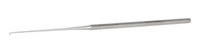 Excelta Three Star Single-Ended Angled Stainless Steel Probe - 6 1/2 in Length - 1 mil Thick - 332D