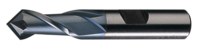image of Cleveland End Mill C40531 - 1 in - High-Speed Steel - 2 Flute - 3/4 in Straight w/ Weldon Flats Shank