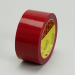 image of 3M Scotch 373 Red Box Sealing Tape - 24 mm Width x 50 m Length - 2.5 mil Thick - 95036