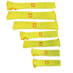 image of Global Glove K14SLT Yellow 14 in Kevlar Cut-Resistant Cape Sleeves Only - ANSI 2 Cut Resistance - K14SLT 14IN