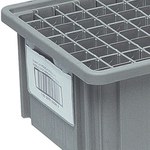 image of Quantum Storage Clear Label Holder - 2 in Height - For Use With: DG91025, DG91035, DG92035 and DG93030 - QUANTUM STORAGE LBL2X8