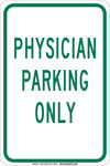 image of Brady B-555 Aluminum Rectangle White Parking Restriction, Permission & Information Sign - 12 in Width x 18 in Height - 129660