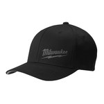 image of Milwaukee FlexFit Black Small/Medium Fitted Hat - 045242-57465