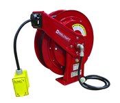 image of Reelcraft Industries L 70000 Series Cord Reel - 75 ft Cable Included - Spring Drive - 20 Amps - 125V - Duplex GFCI - 12 AWG - L 70075 123 7A