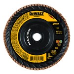 image of Dewalt MAXTRIM Type 27 Flap Disc 61702 - Zirconia - 4 1/2 in - 80