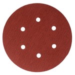image of 3M Cubitron II Hookit Coated Ceramic Hook & Loop Disc - Cloth Backing - 80 Grit - Medium - 6 in Diameter - 45721
