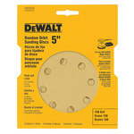 image of Dewalt A/O Aluminum Oxide AO Hook & Loop Disc - 80 Grit - 5 in Diameter - 43091
