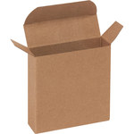 image of Kraft Reverse Tuck Folding Cartons - 0.875 in x 3 in x 3 in - 3229