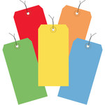image of Shipping Supply G20003 Colored Tags - 12743