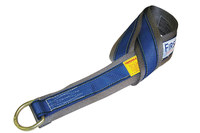 image of Protecta Tie-Off Adaptor AJ47410, Single D-Ring, Polyester Webbing, 3 in x 6 ft, Blue - 10160