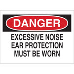 image of Brady B-120 Fiberglass Reinforced Polyester Rectangle White PPE Sign - 14 in Width x 10 in Height - 73456