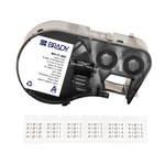 image of Brady M4-11-499 Aggressive Adhesive Multi-Purpose Labels - Nylon - Black on White - B-499 - 59223