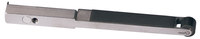 image of Dynabrade 15031 Contact Arm Assembly, 7/16" Dia. x 3/8" W, Steel Wheel, with 1/2" (13 mm) W Platen