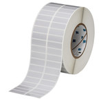 image of Brady THT-37-480-10 Die-Cut Printer Label Roll - 1.5 in x 1/2 in - Polyester - Silver - B-480 - 57964