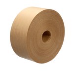 image of 3M 6145 Kraft Water Activated Tape - 3 in Width x 600 ft Length - 80831