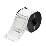 image of Brady B33D-1500-2-342 Die-Cut Printer Sleeve - 2 in x 1 1/2 in - Polyolefin - White - B-342 - 96829
