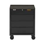 image of Stanley 100 Series 32 in Rolling Tool Cabinet STST22742BK - 4 Drawer - Steel