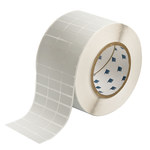 image of Brady THT-5-428-10 Die-Cut Printer Label Roll - 1 in x 1/2 in - Polyester - Silver - B-428 - 30108