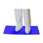 image of PIP Cleanteam Frameless Tacky Sheet Mat 100-93-243638 100-93-243638B, 24 in x 36 in, Polyethylene, Blue - 02577