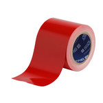 image of Brady GuideStripe Red Marking Tape - 4 in Width x 100 ft Length - 0.004 in Thick - 64990