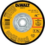 image of Dewalt Cutoff Wheel 26633 - Type 27 (Depressed Center) - 4 1/2 in - Aluminum Oxide