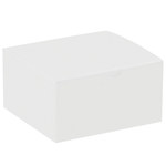 image of White Gift Boxes - 5 in x 5 in x 3 in - 3335