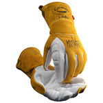 image of PIP Caiman 1540 Gold Small Grain Goatskin Welding Glove - 1540-3