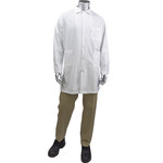 image of PIP Uniform Technology Staticon BR59N-45WH-L ESD Lab Coat - Large - White - 49112