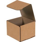 image of Kraft Corrugated Mailers - 5 in x 5 in x 4 in - 13104