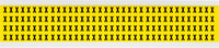 image of Brady 3400-X Letter Label - Black on Yellow - 1/4 in x 3/8 in - B-498 - 34034