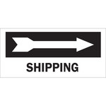 image of Brady B-120 Fiberglass Reinforced Polyester Rectangle Black Traffic Control Sign - 14 in Width - 70525