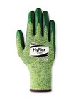 Ansell Hyflex 11-511 Green 9 Kevlar Cut-Resistant Gloves - ANSI-ISEA A5 Cut Resistance - Nitrile Palm Only Coating - 11-511 PP SZ 9