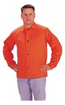 image of Tillman Hi-Vis Orange 3XL FR-7A Cotton Welding Jacket - 30 in Length - TILLMAN 6230D 3XL