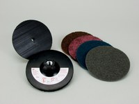 image of 3M Scotch-Brite 915S Non-Woven Sanding Disc Set - Coarse, Medium, Very Fine, Super Fine Grade(s) Included - 5 in Diameter Included - 08713