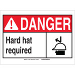 image of Brady B-302 Polyester Rectangle PPE Sign - 14 in Width x 10 in Height - Laminated - 119873