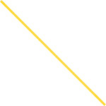Yellow Paper Twist Ties - 0.1875 in x 4 in - SHP-6750