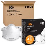 image of Kimberly-Clark KleenGuard Particulate Respirator 3300, RA3315 54625 - Size Standard - White