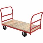 image of Akro-Mils 2 Platform Truck - Wood - 3000 lb Capacity - 48 in x 24 in - RPT24482D5M8