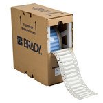 image of Brady Permasleeve PS-187-2-WT-S Die-Cut Printer Sleeve - 2 in x 0.335 in - Polyolefin - White - B-342 - 32144