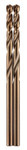 image of Milwaukee RED HELIX 3.2 mm Drill Bit 48-89-2506 - Right Hand Cut - Split 135° Point - Uncoated (Bright Finish) Finish - 2.6 in Overall Length - 1.42 in Flute - Cobalt