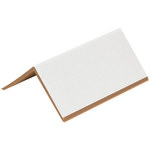 image of White Strapping Protectors - 3 in x 6 in x 3 in - 7462