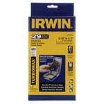 image of Irwin Turbomax Jobber Length Drill Bit Set 3018006B - Split 135° Point - Black & Gold Finish - High-Speed Steel - Reduced Shank